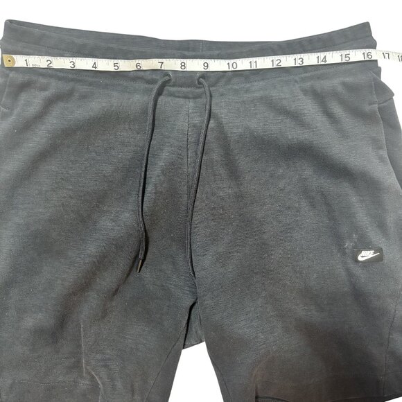 Nike Active Wear Mens Black Drawstring Shorts XL Cotton & Polyester Nike Logo - Picture 5 of 6